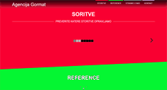 Desktop Screenshot of gormat.si