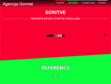 Tablet Screenshot of gormat.si